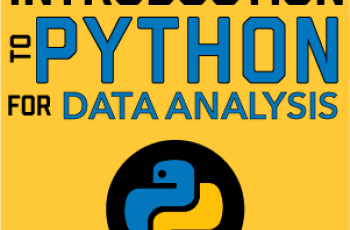 Introduction to Python for Data Analysis